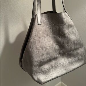 Used Silver Carolina Herrera Purse.